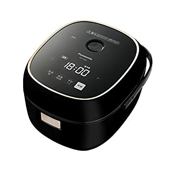 【中古】パナソニック 炊飯器 3.5合 IH式 ブラック SR-KT067-K