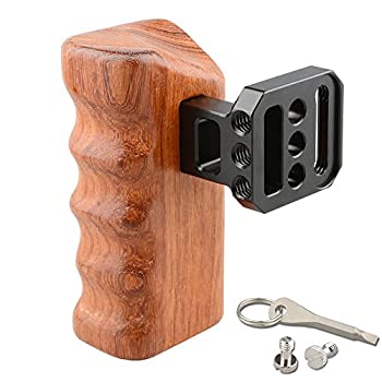 【中古】CAMVATE 木製手持ち部分手持ち部分 パナソニック写真機GHつづき物用 (右寄り用)