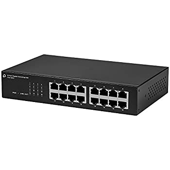 【中古】PLANEX 16ポート ギガビットスイッチングハブ FXG-16IM5