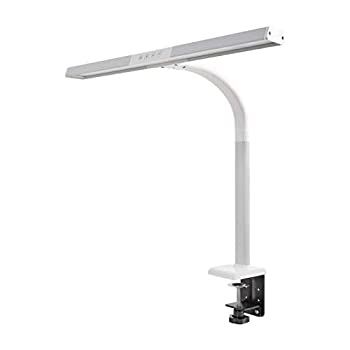 【中古】【39shop】wasser40★LED クランプライト ワイド 50cm幅 調光・調色可能 タッチセンサー フレキシブルアーム(良い)|アトリエ絵利奈