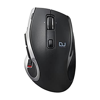 【中古】エレコム マウス ワイヤレス (レシーバー/Bluetooth切替) Lサイズ DUALシリーズ 8ボタン ハードウェアマクロ搭載 高速スクロール Ultimate Blue