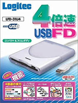 【中古】Logitec 4倍速相応うUSB外付型FD社会的単位 LFD-31U4