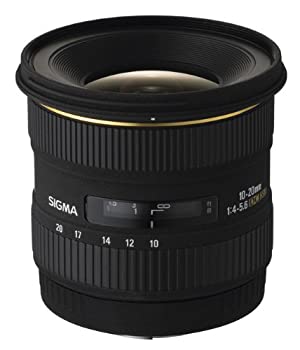 【中古】【39shop】SIGMA★超広角ズームレンズ 10-20mm F4-5.6 EX DC HSM ニコン用 APS-C専用 201555（良い）｜アトリエ絵利奈