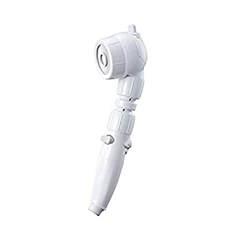 【中古】【未使用】アラミック (Arromic) シャワーヘッド 3Dアースシャワー 角度調整 ヘッドスパ 一時止水 増圧 節水 最大70% ホワイト 日本製 3D-B1A