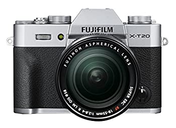 【中古】【未当て嵌める】FUJIFILM 銀鏡受け答え一眼写真機 X-T20 レンズキットシルバー X-T20LK-S