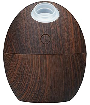 【中古】【未使用】グリーンハウス 卓上 USB 超音波式 加湿器 たまご形 ダークエボニー GH-UMSEH-DE GH-UMSEH-DE