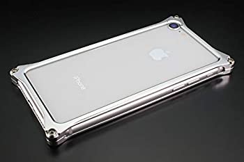 【中古】【未当て嵌める】GILDDESIGN iPhone SE(2020) / 8/7用 ソリッドバンパー しろがね色 GI-402S