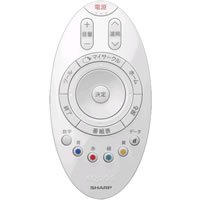 【中古】【39shop】【未使用】【ゆうパケット対応品】★シャープ[SHARP]　オプション・消耗品　【0106380357】　液晶テレビ用　リモコン[ホワイト]　(LC-32F3 LC-40F3 LC-20F5(新古品)｜アトリエ絵利奈