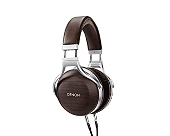 【中古】【未使用】デノン Denon AH-D5200 ヘッドホン オーバーヘッド 密閉ダイナミック型 ハイレゾ対応 ウッドハウジング AH-D5200EM ゼブラウッド