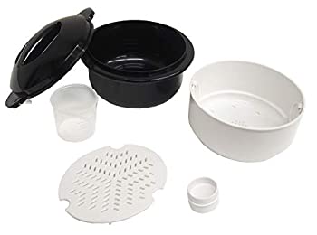 【中古】【未使用】富士パックス販売 電子レンジ調理用品 圧力弁でおいしく炊ける 電子レンジ用炊飯器