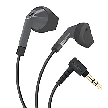 【中古】【未使用】エレコム セミオープン型 イヤホン ステレオ φ3.5 ドライバー径13.6mm ブラック EHP-F10IABK