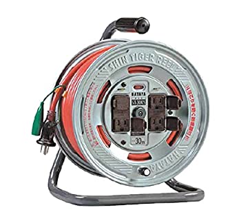 【中古】【未使用】ハタヤ 温度センサー付コードリール 単相100V30M ST30KS