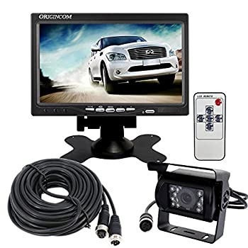【中古】【未使用】ORIGIN LEDバックカメラ 7インチカラー液晶 20m同軸延長ケーブル 12V/24V両用 A0155P