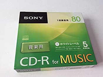 【中古】【未当てはめる】SONY 5CRM80PWS 吹き込み用CD-R