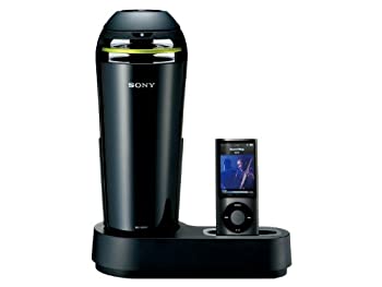 【中古】【39shop】SONY★iPod/iPhone用ドックスピーカー 車載用シガー電源対応 ブラック SRS-V500IP/B(良い)|アトリエ絵利奈