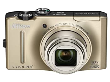 【中古】【39shop】Nikon★デジタルカメラ COOLPIX S8100 プレシャスゴールド S8100GL 1210万画素 光学10倍ズーム 広角30mm 3.0型液晶 裏面照射型CMOS（良い）｜アトリエ絵利奈
