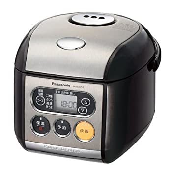 【中古】パナソニック 3合 炊飯器 マイコン式 ブラック SR-MZ051-K