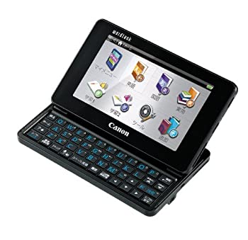 【中古】【39shop】Canon★電子辞書 wordtank Z410BK 学生向け英語強化モデル 全面タッチパネル液晶(良い)|アトリエ絵利奈