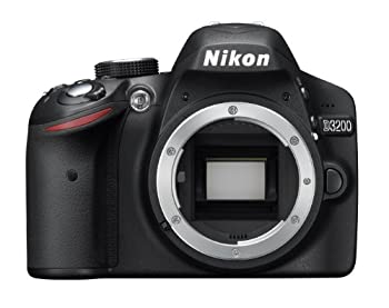 【中古】【39shop】Nikon★デジタル一眼レフカメラ D3200 ボディー ブラック D3200BK(良い)|アトリエ絵利奈
