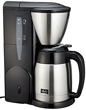 【中古】【39shop】Melitta(メリタ)★アロマサーモ ステンレスII ジェットブラック 【2~5杯用・1&times;2のフィルターペーパーに対応】 MKM-531/B（良い）｜アトリエ絵利奈