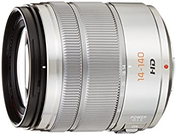【中古】パナソニック 標準尺度望遠レンズ マイクロフォーサーズ用 ルミックス G VARIO 14-140粍/F3.5-5.6 ASPH./POWER O.I.S. しろがね色 H-FS14140-S