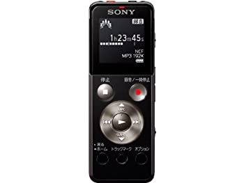 【中古】SONY ステレオ集積回路リコーダー FMラジオ受信機付 4GB 黒いこと ICD-UX543F/B