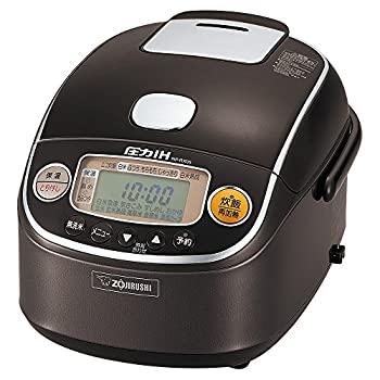【中古】象印 炊飯器 3合 翦断応力IH式 限度炊き うす暗い赤銅色 NP-RX05-TD