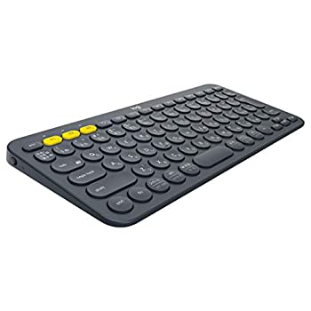 【中古】ロジクール ワイヤレスキーボード 無線 キーボード 薄型 小型 K380BK Bluetoothワイヤレス Windows Mac iOS Android Chrome K380 国内品