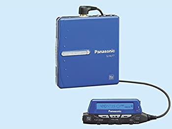 【中古】Panasonic パナソニック SJ-MJ77-A 青味 携帯型MD電気蓄音機 （MD生まれ変わり専用機/MDウォークマン）