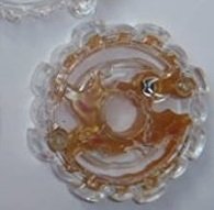 【中古】ベイブレード バースト コロコロ付録 ゴールドレイヤー ケルベウス画像