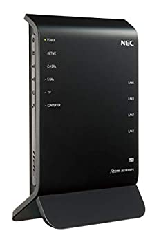 【中古】NEC Aterm 無線LAN Wi-Fiルーター/ AC1800(11ac対応) 1300+450Mbps WG1800HP4 PA-WG1800HP4