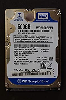 【中古】【39shop】wd5000bpvt、デルScorpio★Blue 500?GB 5400?RPM 2.5?%ダブルクォーテ% SATAハードドライブ(良い)|アトリエ絵利奈