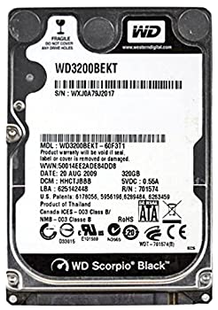 【中古】WesternデジタルWD Scorpioブラックwd3200bekt???ハードドライブ???320?GB???sata-300?(wd3200bekt) -