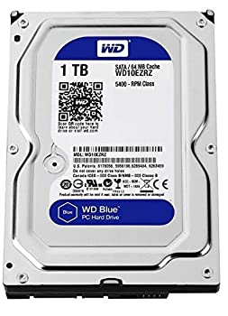 【中古】【39shop】WD★Blue 1TB Desktop Hard Disk Drive - 5400 RPM SATA 6 Gb/s 64MB Cache 3.5 Inch - WD10EZRZ [並行輸入品]（良い）｜アトリエ絵利奈