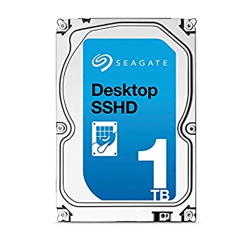 【中古】Seagate シーゲイト 内蔵ハードディスク Desktop SSHD (ハイブリッド) 1TB ( 3.5 インチ / NCQ機能搭載SATA 6Gb/秒 / 7200rpm / 8GBMLC 64MB / 5