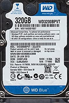 【中古】【39shop】WD3200BPVT-22JJ5T0、DCM★HHMTJHN、Western Digital 320GB SATA 2.5ハードドライブ（良い）｜アトリエ絵利奈