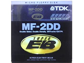 【中古】【未使用】TDK ワープロ用 3.5インチ 2DD フロッピーディスク 1枚 アンフォーマット MF2DD プラスチックケース入 スーパーEB
