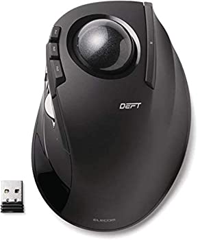 【中古】【未使用】エレコム トラックボールマウス 人差し指 8ボタン チルト機能 無線 ブラック M-DT1DRBK 9,626円
