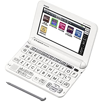 【中古】【未当て嵌める】カシオ 陰電子字引き エクスワード 刀圭標準尺度ひな形 XD-G5700MED 白いこと コンテンツ90