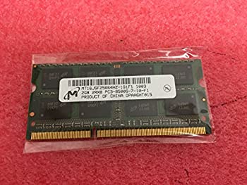 【中古】【未使用】Micron ノート用増設メモリ PC3-8500(DDR3-1066) 2GB