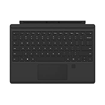 【中古】【未当て嵌める】Microsoft Surface Pro 4 Type Cover with Fingerprint ID 指紋検出器積み上げる 黒いこと RH7-00001【並行輸入品】
