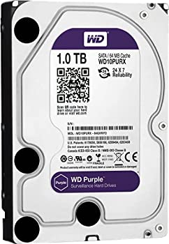 【中古】【39shop】【未使用】WD★HDD 内蔵ハードディスク 3.5インチ 1TB WD Purple 監視カメラ用 WD10PURX IntelliPower 3(新古品)｜アトリエ絵利奈
