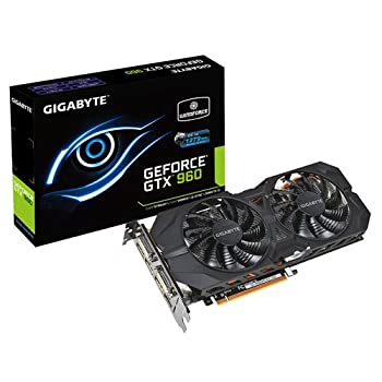 【中古】【未使用】Gigabyte GV-N960WF2OC-2GD NVIDIA GeForce GTX 960 2GB