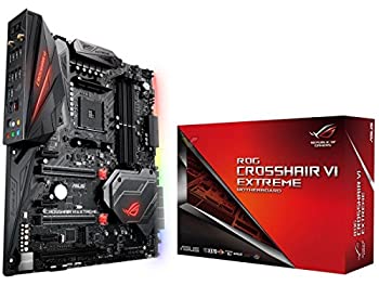 【中古】ASUS AMD X370積み上げる 母ちゃんゲーム盤 AM4 Socket相応う ROG CROSSHAIR VI EXTREME 【E-ATX】