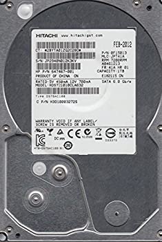 【中古】hds721010cla632、PN 0?F15013、MLC jpt41?a、Hitachi 1tb SATA 3.5ハードドライブ