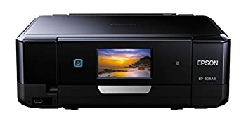 【中古】【39shop】旧モデル★エプソン プリンター A4 インクジェット 複合機 カラリオ EP-808AB ブラック(良い)|アトリエ絵利奈