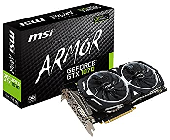 【中古】【39shop】MSI★GeForce GTX 1070 ARMOR 8G OC グラフィックスボード VD6083(良い)|アトリエ絵利奈