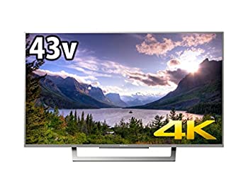 【中古】【39shop】ソニー★43V型 液晶 テレビ ブラビア KJ-43X8300D S 4K Android TV 外付けHDD録画外付けHDD裏番組録画 2016年モデル(良い)|アトリエ絵利奈