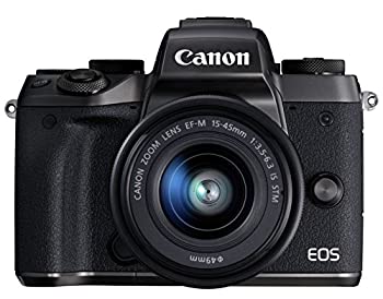 【中古】Canon ミラーレス一眼カメラ EOS M5 レンズキット EF-M15-45mm F3.5-6.3 IS STM 付属 EOSM5-1545ISSTMLK