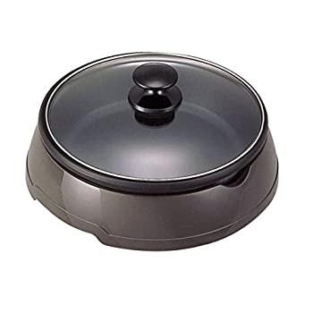 【中古】[山善] グリル鍋 1200W 容量2L(直径23 深さ5cm) ブラウン GN-1200(T) [メーカー1]